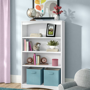 Beedle Wooden Bookcase by Three Posts