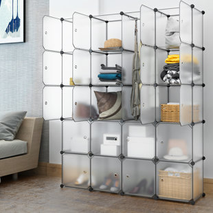 Closet Cubbies Wayfair Carmona 58 W 20 Cubby Shelving Closet System
