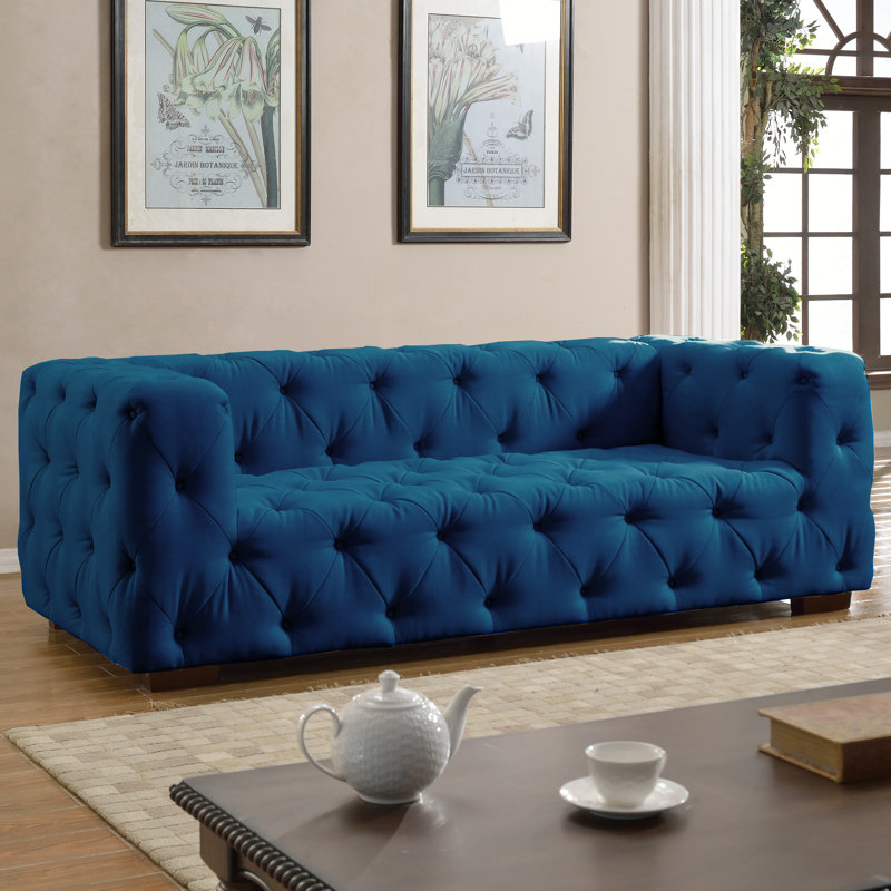 Aba Tufted Large Chesterfield Sofa Reviews Birch Lane
