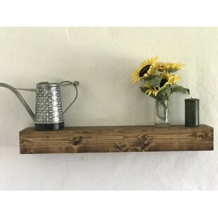 Dark Wood Floating Shelf Wayfair