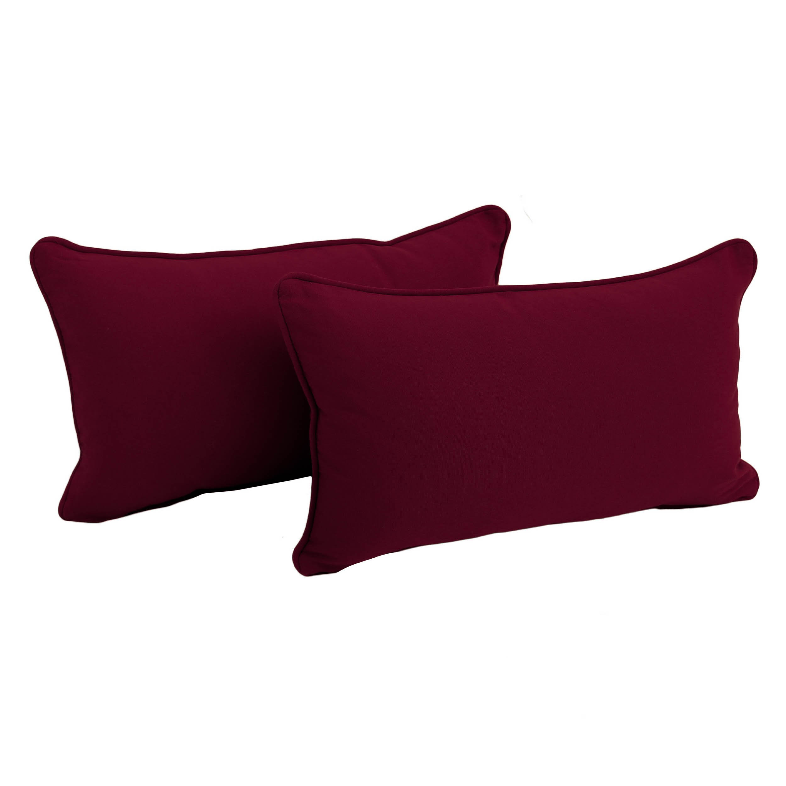 big red throw pillows