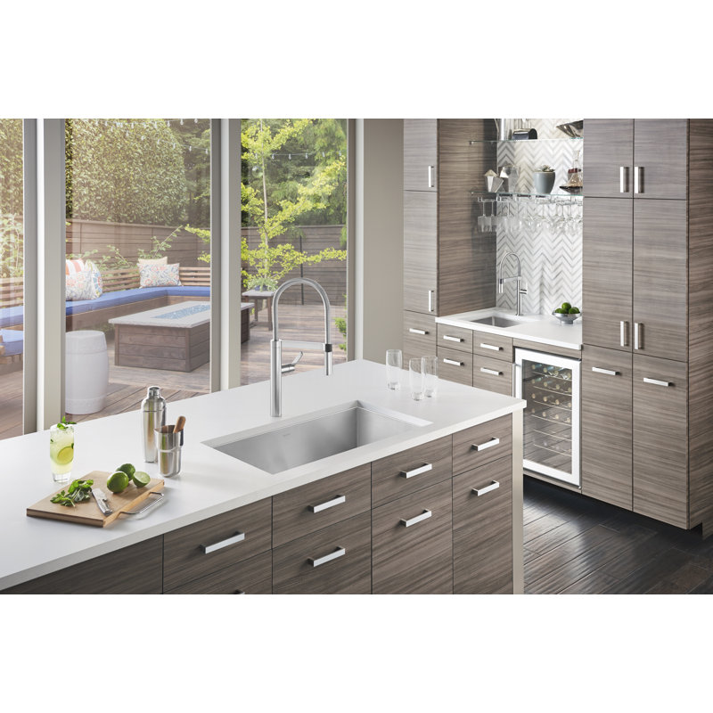 Blanco Quatrus R15 32 L X 18 W Undermount Kitchen Sink Wayfair