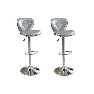 Go to store & view more images Brayden Studio Yearwood Adjustable Height Swivel Bar Stool (Set of 2)