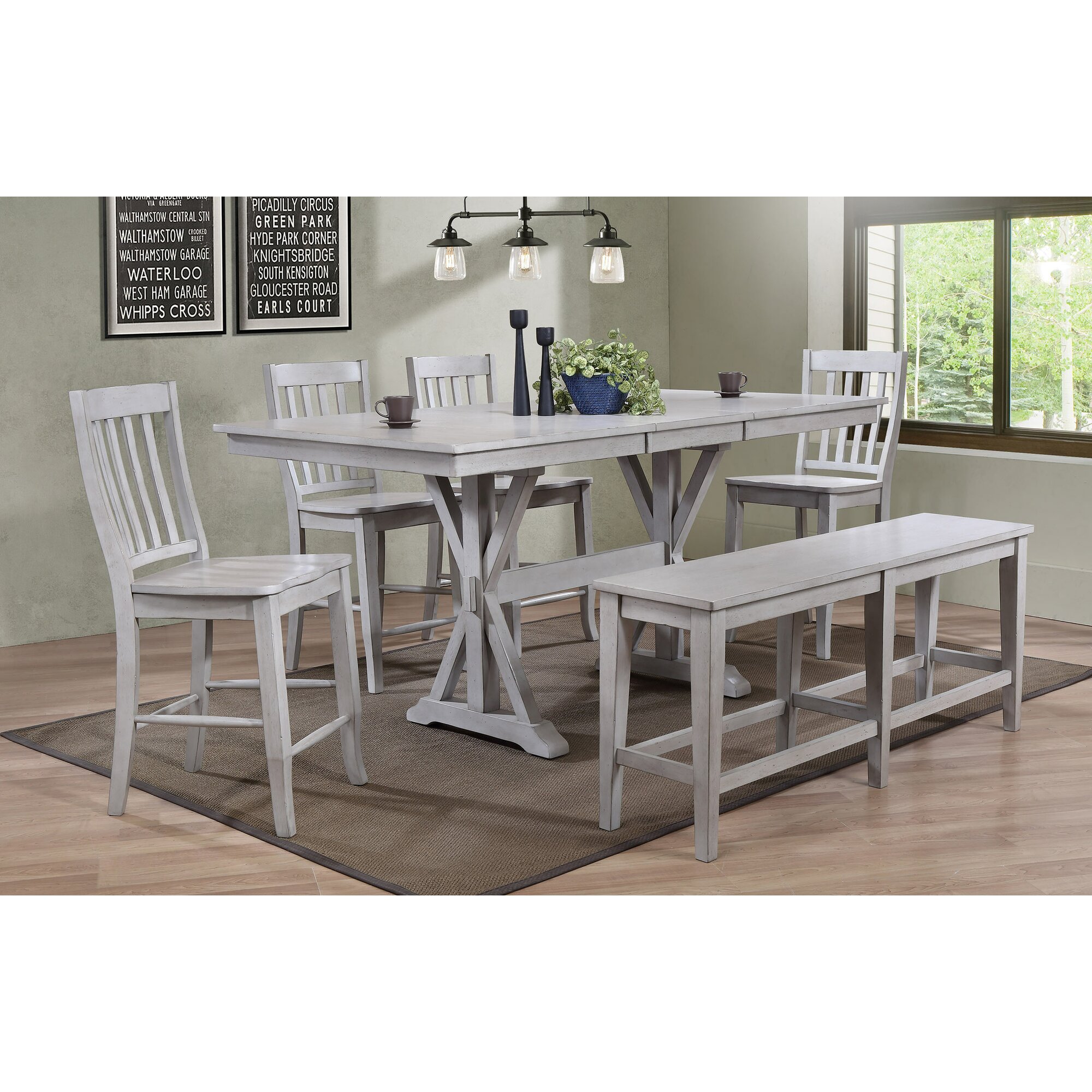 Clennell 6 - Piece Pub Table Set