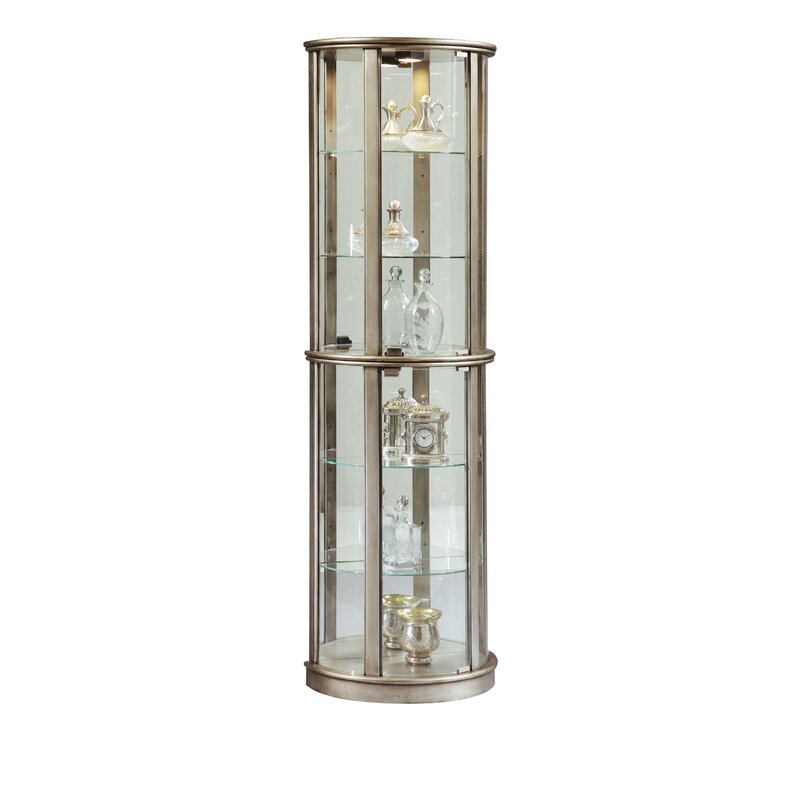 Gracelyn Lighted Curio Cabinet & Reviews | Joss & Main