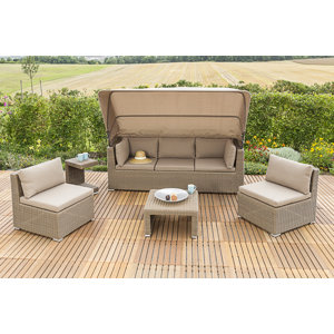 Loungesessel Abelarda mit Kissen von Kampen Living