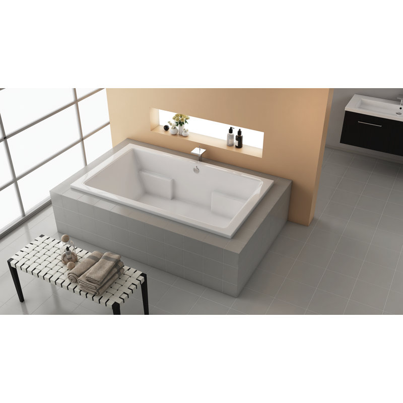 Americh Quantum Luxury Series 60 X 36 Drop In Air Whirlpool Bathtub Wayfair