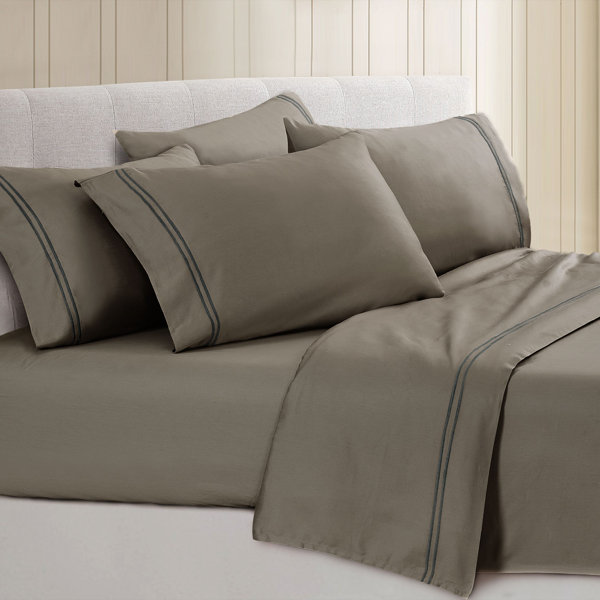 Winston Porter Froehlich Milan 1000 Thread Count Cotton ...