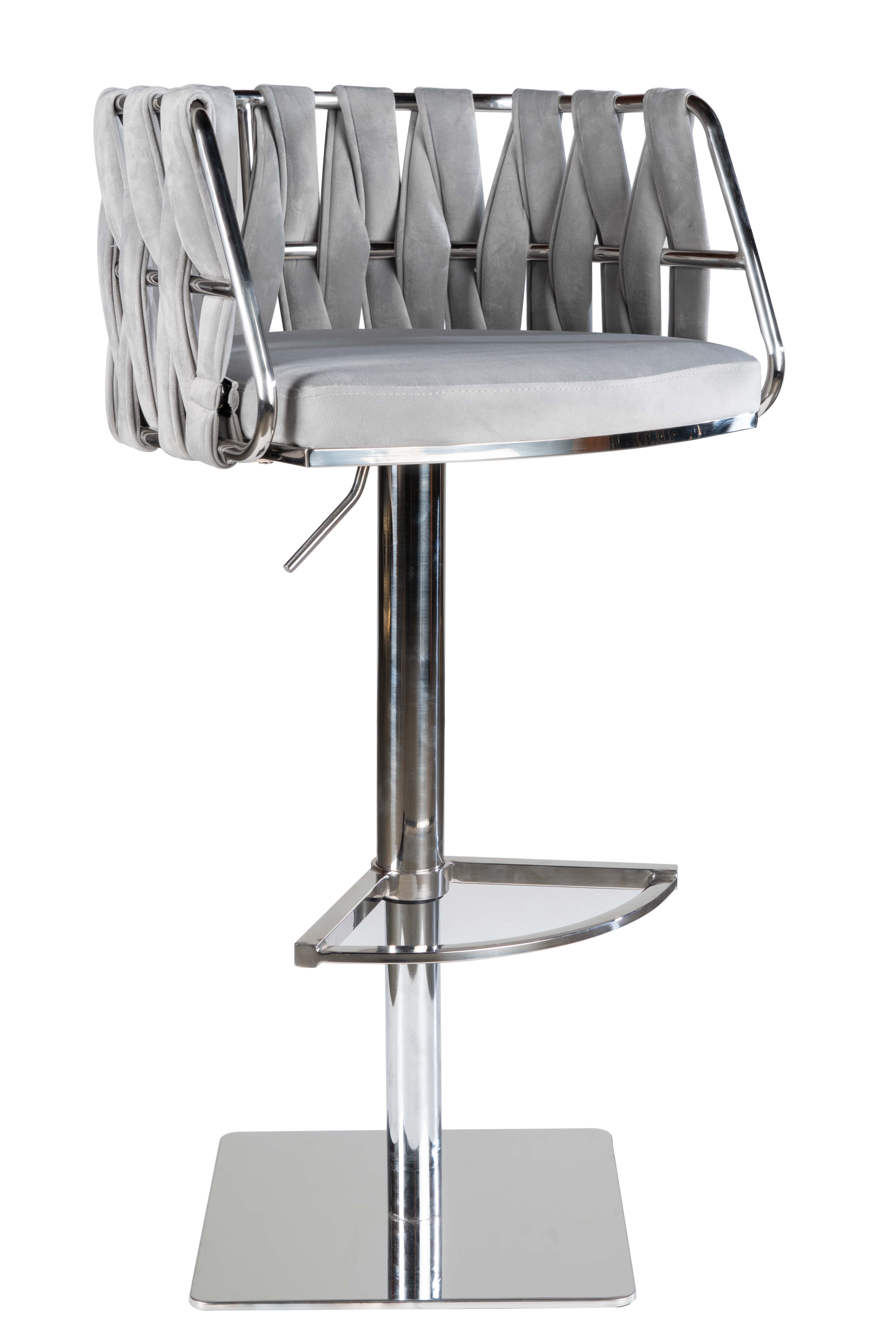 cadence adjustable height swivel bar stool