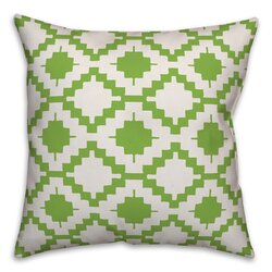 Wrought Studio Mccomb Boho Aztec Indoor/Outdoor Throw Pillow | Wayfair