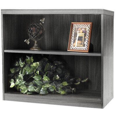 Aberdeen Standard Bookcase Mayline Group Finish Gray Steel