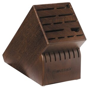 22-Slot Walnut Knife Block