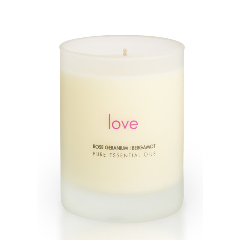 Intentions Rose Ylang Ylang Bergamot Scented Jar Candle Allmodern