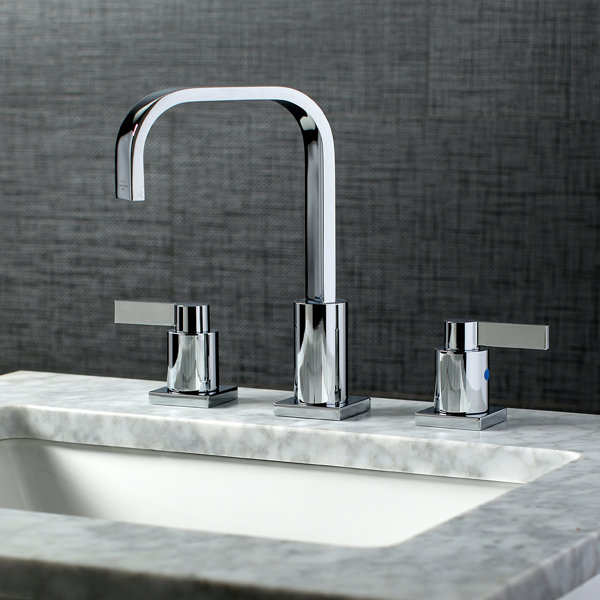 Kingston Brass Nuvo Fusion Widespread Bathroom Faucet With