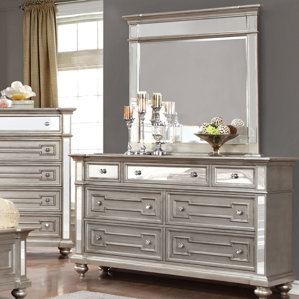 Ronna 7 Drawer Dresser with Mirror by Willa Arlo Interiors