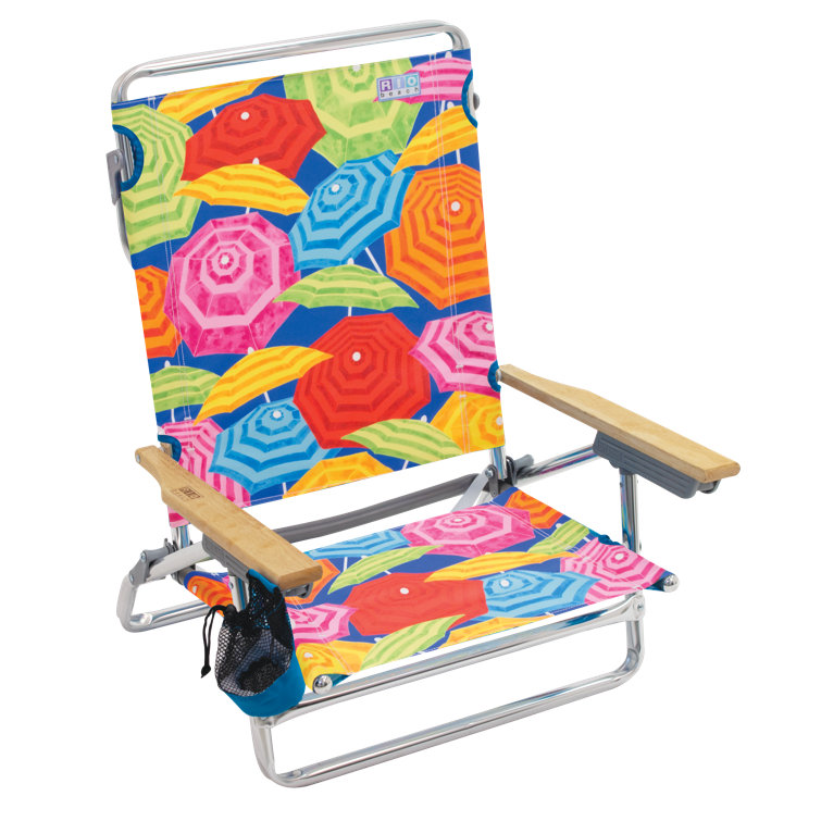 Rio Brands Reclining Folding Beach Chair Reviews Wayfair