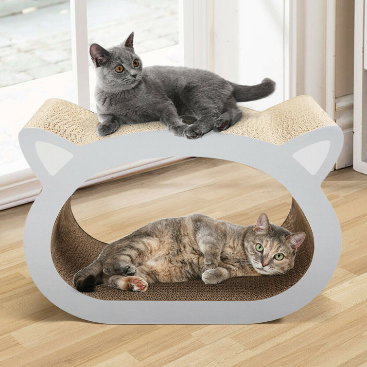 cat shaped cat scratcher