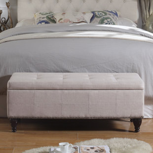Amalfi Upholstered Storage Bench By Three Posts