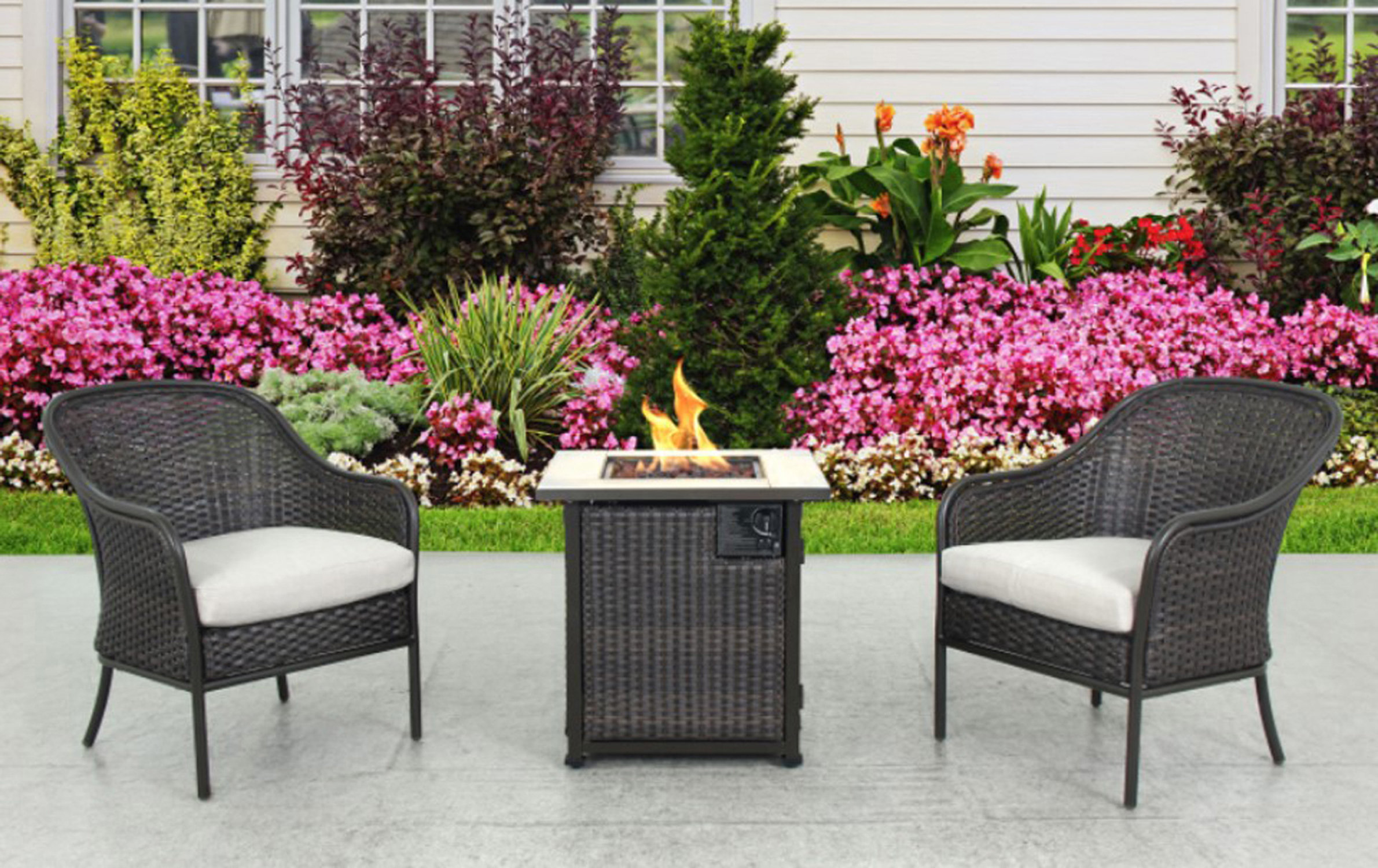 Bayou Breeze Enprise Fire Pit 3 Piece Bistro Set Wayfair Bayou Breeze Enprise Fire Pit 3 Piece