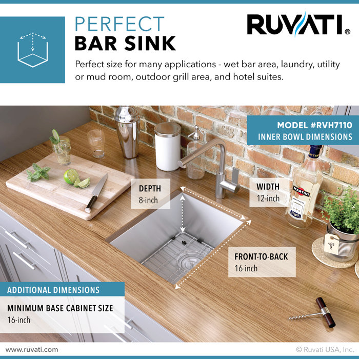 Ruvati Nesta 18 L X 14 W Undermount Kitchen Sink Reviews