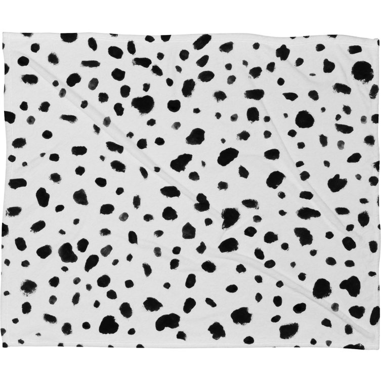 dalmatian fleece blanket