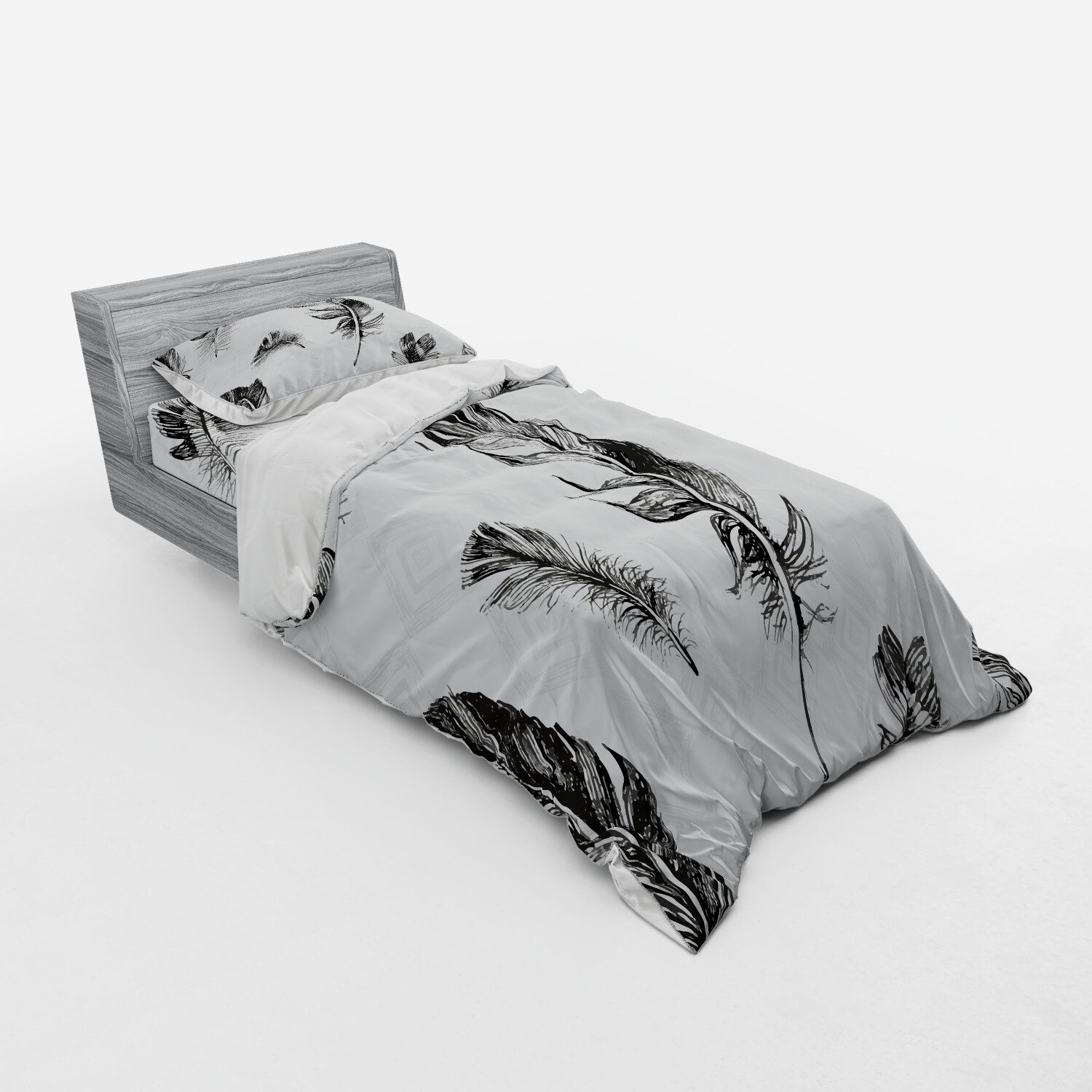 East Urban Home Feather Duvet Cover Set Wayfair