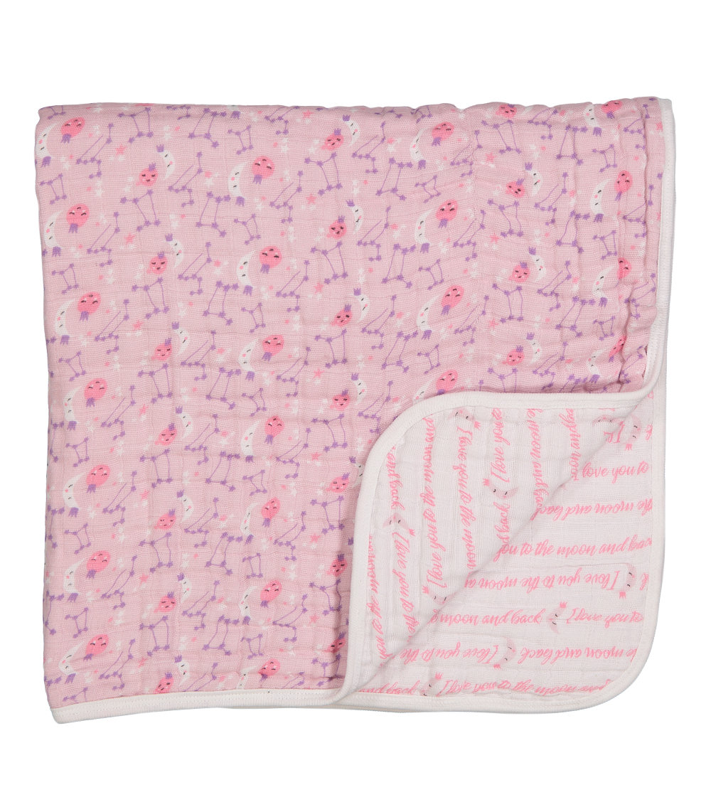 layered muslin blanket