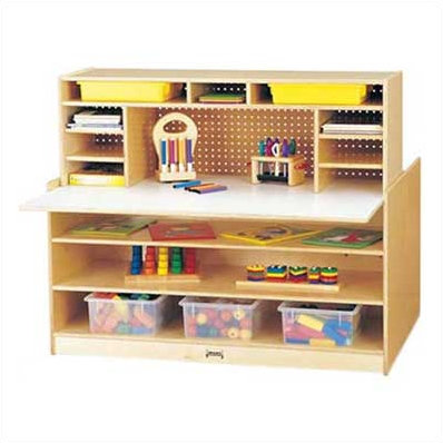 kids art desk with storage