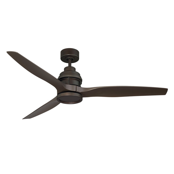 60 Harmony 3 Blade Led Ceiling Fan With Remote Light Kit Included