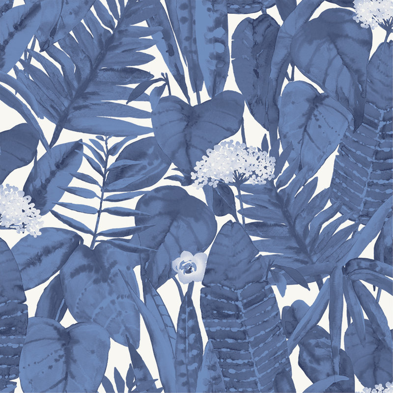 Barreto Tropical Jungle 16 5 L X 20 5 W Peel And Stick Wallpaper