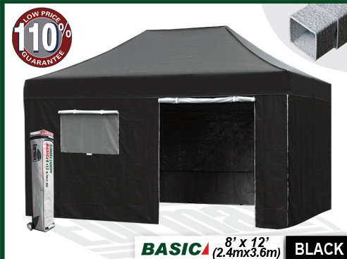 Eurmax Commercial 8 Ft W X 12 D Steel Pop Up Canopy Wayfair Commercial 8 Ft W X 12 D Steel Pop Up Canopy