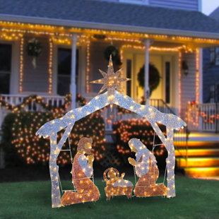mosaic figurine Outdoor Reindeer LED Lighting outdoor decoration Christmas 