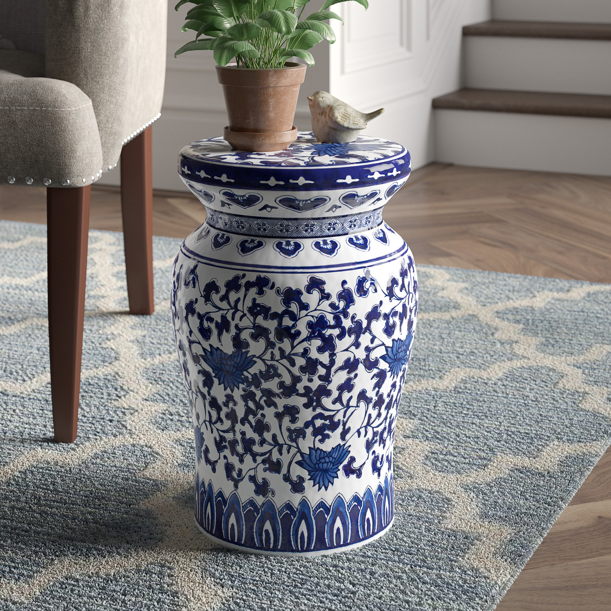 Alcott Hill Houghtaling Decorative Garden Stool Reviews Wayfair