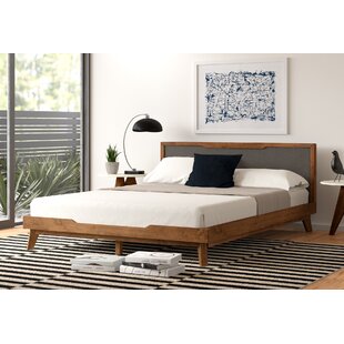 Furniture Of Americamid Century Modern Style California King Bed Oak Dailymail