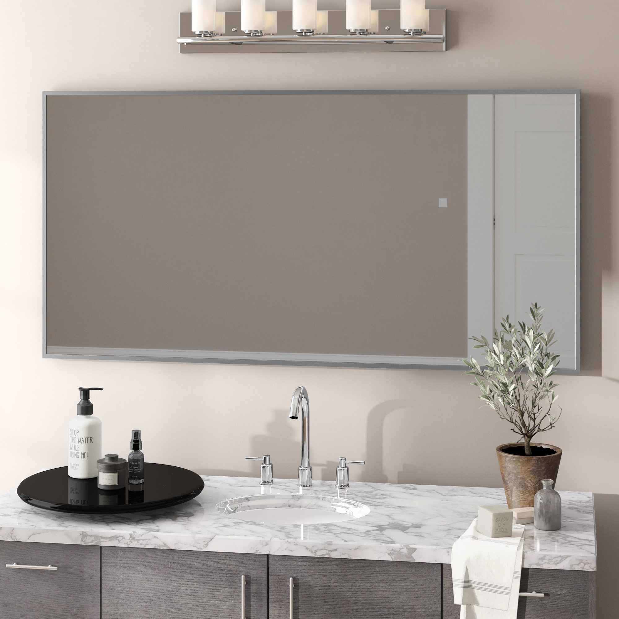 Orren Ellis Romeo Sheen Full Length Mirror Reviews Wayfair