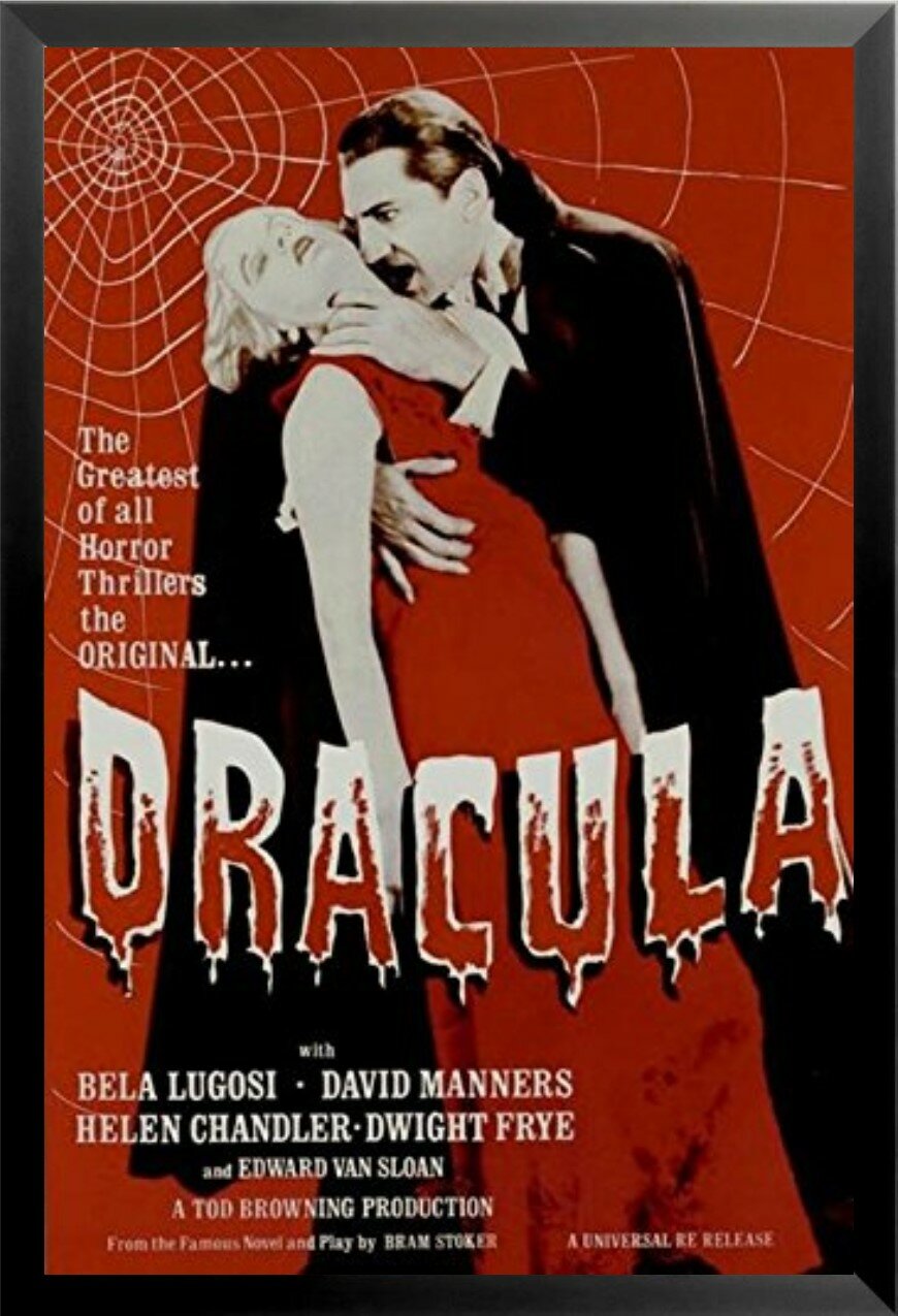 Dracula movie poster canvas print Bela Lugosi