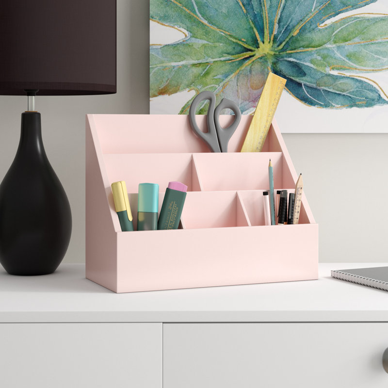 Rebrilliant Burnie Wood Wall Desk Organizer Reviews Wayfair