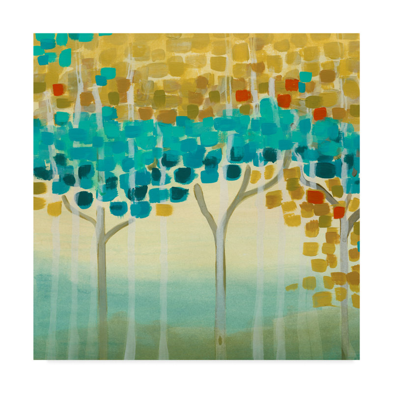 Ebern Designs Forest Mosaic Ii Acrylic Painting Print On Wrapped