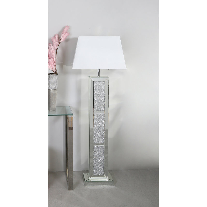 Rosdorf Park Eleanor Mirror Brick 155cm Floor Lamp Reviews