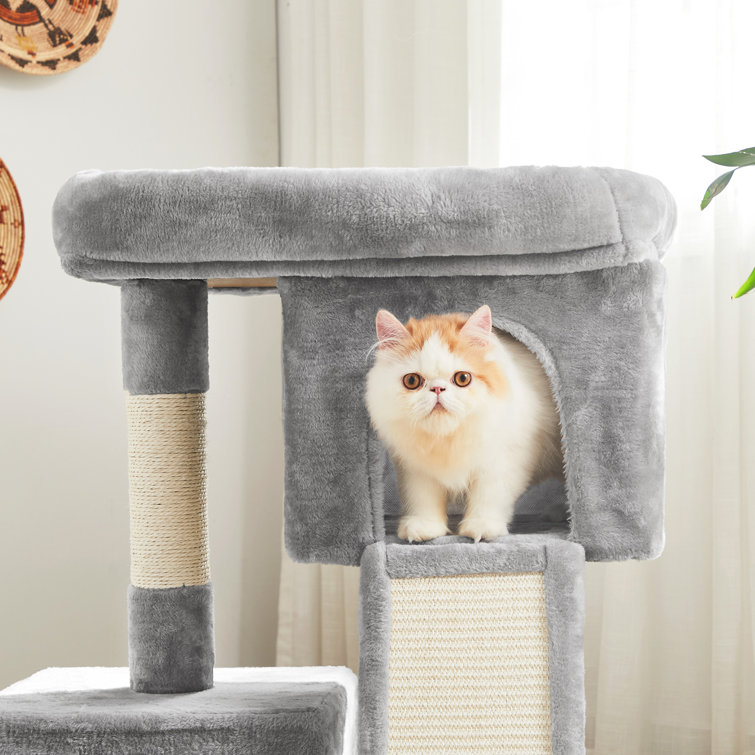 fluffy cat tree