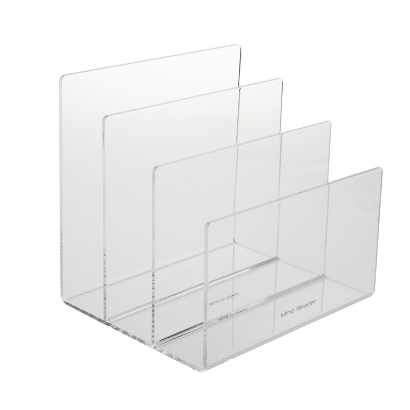 Mind Reader Acrylic File Organizer | Wayfair