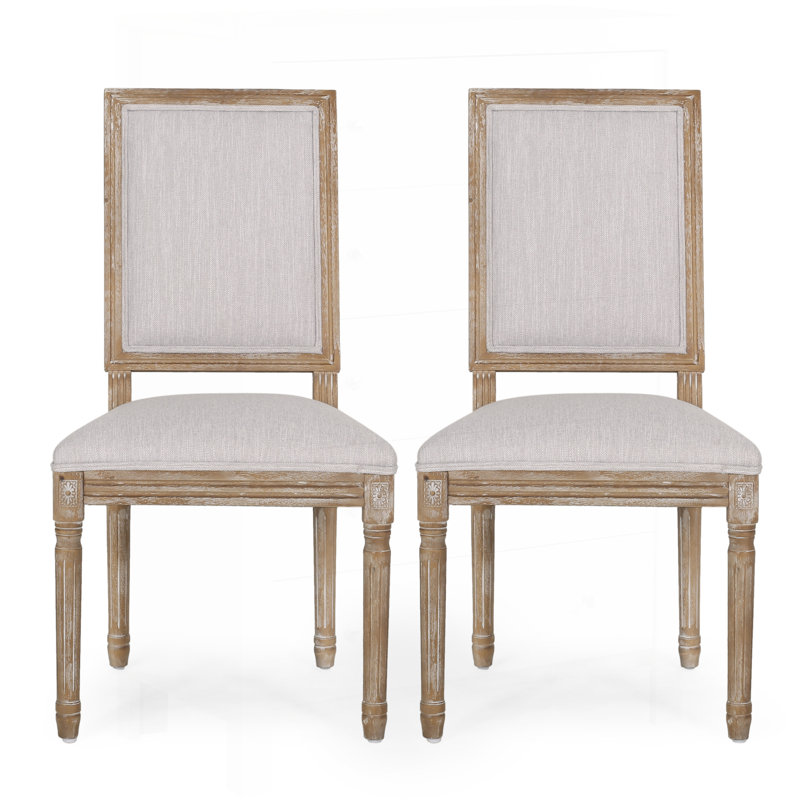 Mission Fabric Upholstered Side Chairs