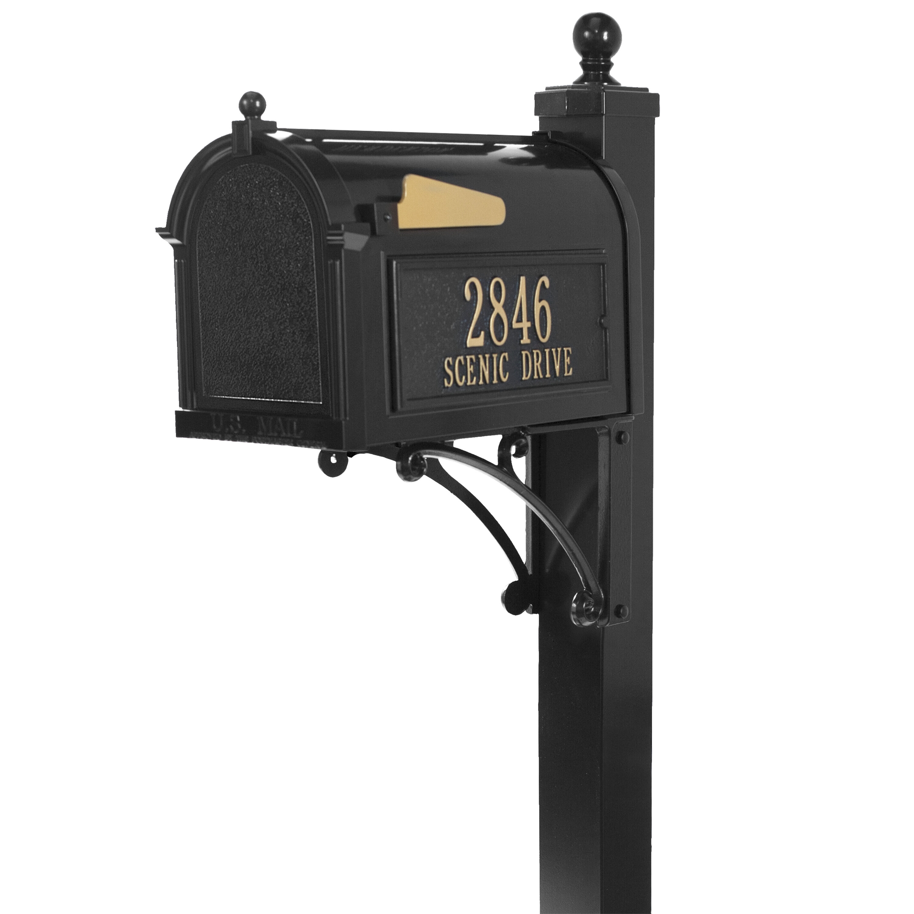 Deluxe Package Post Mounted Mailbox & Reviews | Birch Lane