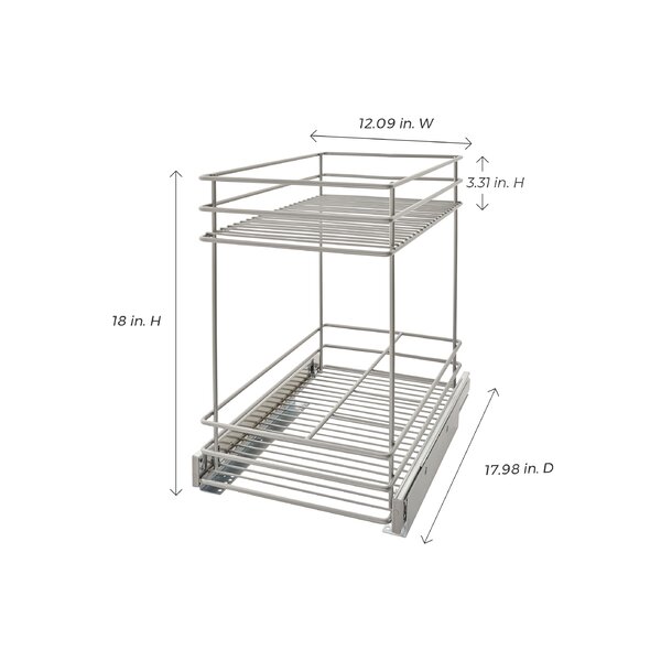 ClosetMaid 2 Tier Kitchen Cabinet Pull Out Drawer & Reviews | Wayfair