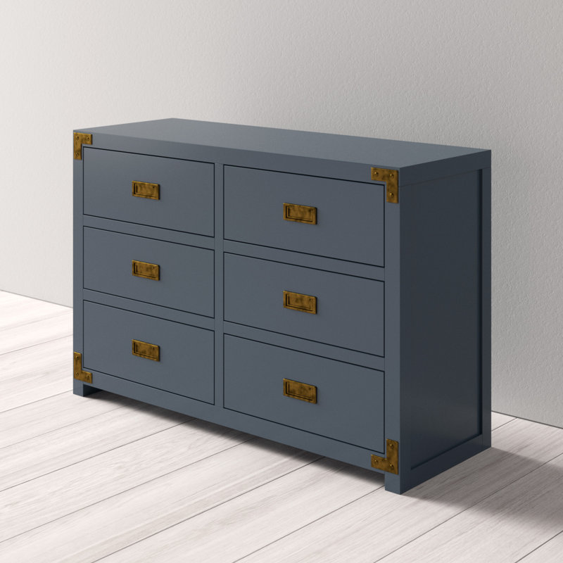 hudson 6 drawer double dresser