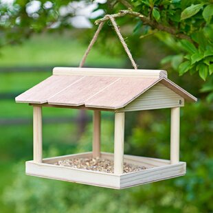 Vogelhaus Vogel-Haus mit Ständer Futtertisch für Vogel alle Teile vorgeschnitten 