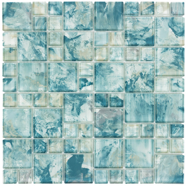 Turquoise Glass Tile Wayfair
