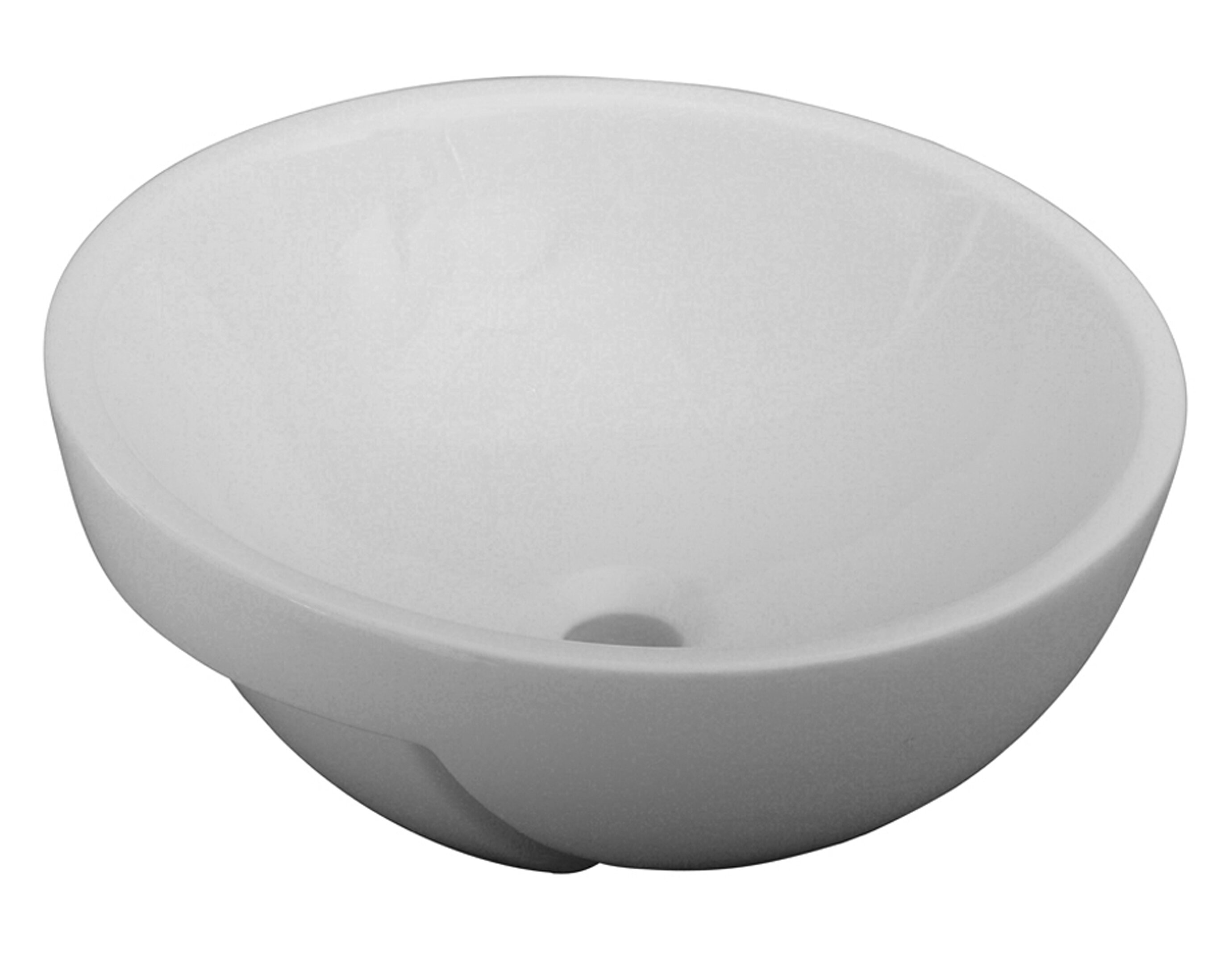 square ceramic vessel bathroom sink in white