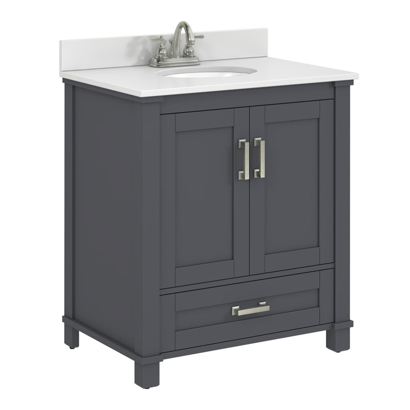 Bello Freestanding Style 30 Single Sink Bathroom Vanity Base Freestanding Style 30 Single Sink Bathroom Vanity Base