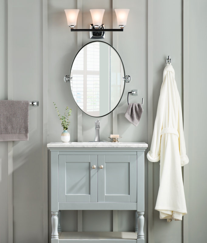 Bathroom Mirrors That Tilt moen glenshire wall mirror & reviews | wayfair Bathroom Mirrors That Tilt moen glenshire wall mirror & reviews | wayfair